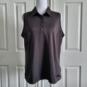 Adidas Women's Black Sleeveless Golf Top Size L